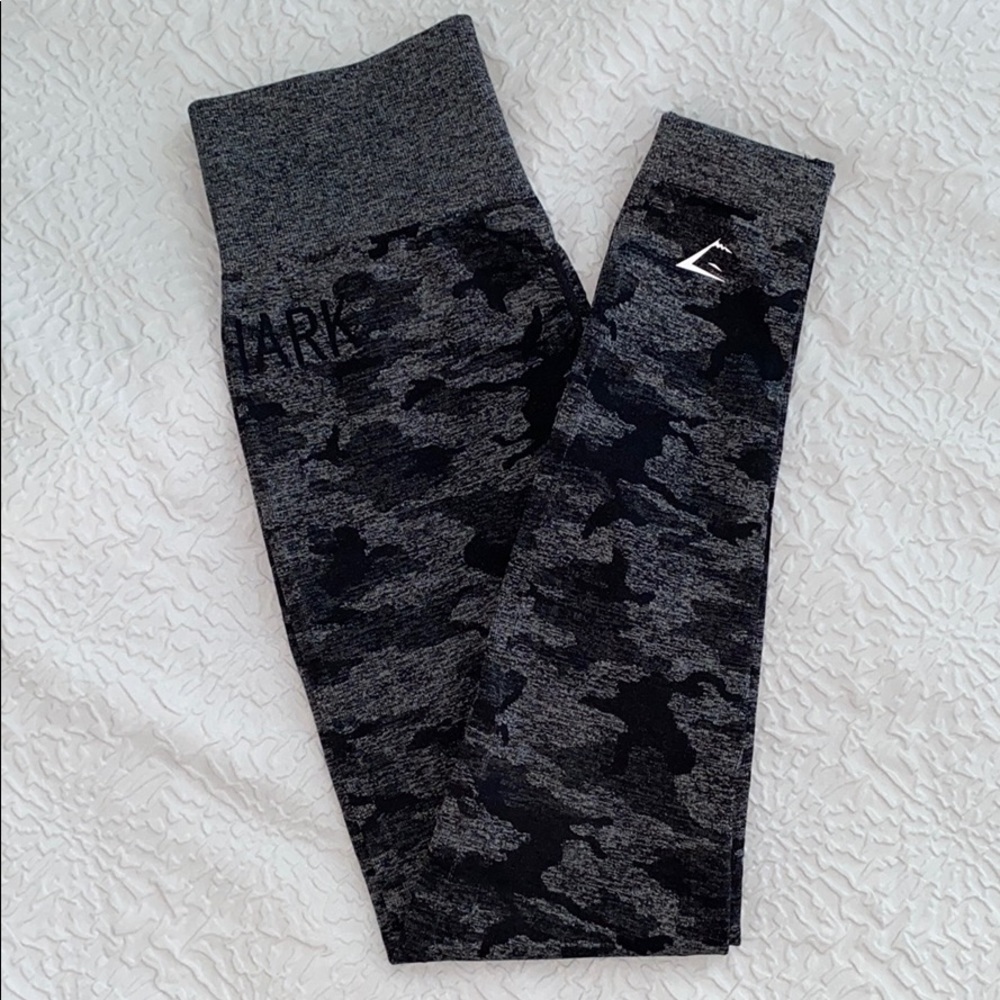 Gymshark Black Camo Leggings